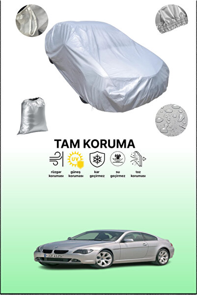 dokaca غطاء سيارة رمادي متوافق مع بي إم دبليو الفئة السادسة كوبيه (E63) 2003 - 2007، غطاء سيارة، غطاء واقي