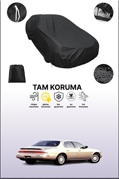 dokaca غطاء سيارة متوافق مع إنفينيتي J30 باللون الأسود، غطاء واقي، غطاء سيارة