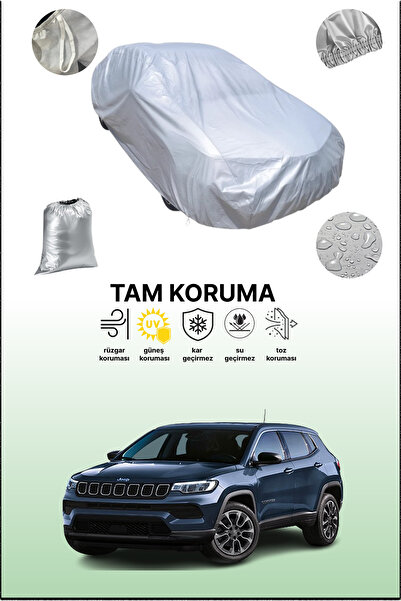 dokaca غطاء سيارة جيب كومباس 2 باللون الرمادي، غطاء سيارة، غطاء واقي