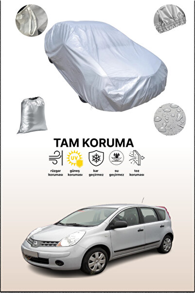 dokaca Gray Nissan Note 2005 - 2008 Compatible Auto Tarpaulin, Car Tarpaulin,...