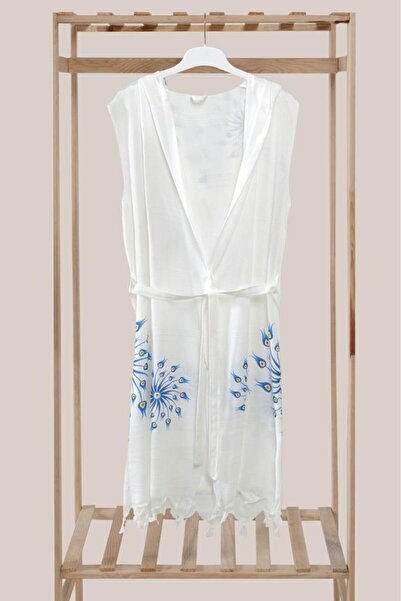 Mulberry Φόρεμα παραλίας Peshtemal με κουκούλα μπαμπού