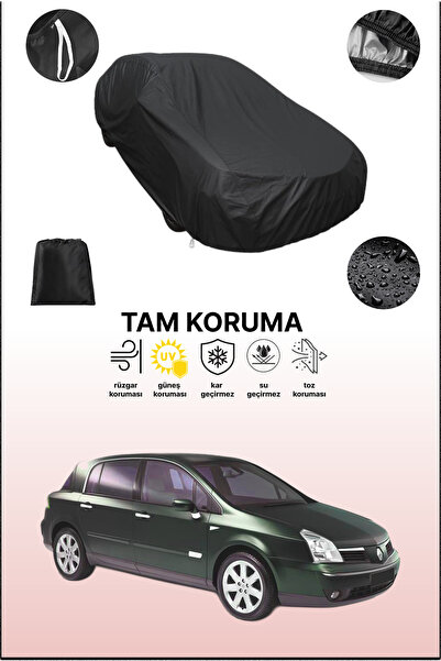dokaca Black Renault Vel Satis 2005 - 2009 Compatible Car Tarpaulin, Protecti...