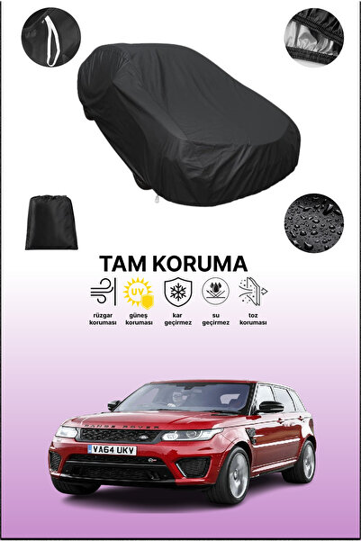 dokaca غطاء سيارة متوافق مع لاند روفر رينج روفر سبورت إس في آر 2015 - 2017، غطاء واقي، غطاء سيارة أسود