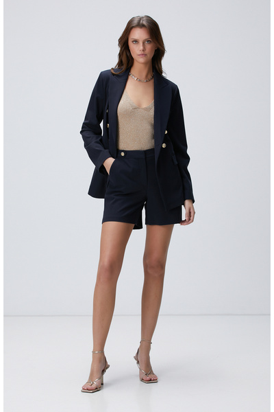 Network Lacivert Şort