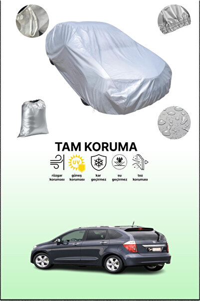 dokaca Gray Honda Fr-V / Edix 2004 - 2007 Compatible Auto Tarpaulin, Car Tarp...