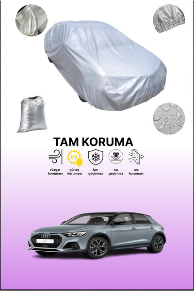 dokaca غطاء سيارة رمادي متوافق مع أودي A1 سيتي كارفر 2019 - 2021، غطاء سيارة،...