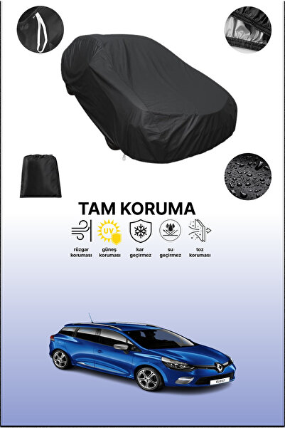 dokaca غطاء سيارة متوافق مع رينو كليو إستيت 2013 - 2016، لون أسود، غطاء واقي،...