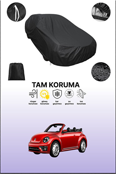dokaca غطاء سيارة فولكس فاجن بيتل قابل للتحويل باللون الأسود، غطاء واقي، غطاء...