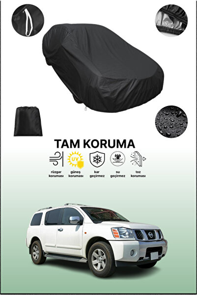 dokaca غطاء سيارة متوافق مع نيسان أرمادا 2003 - 2008، غطاء واقي، غطاء سيارة أسود