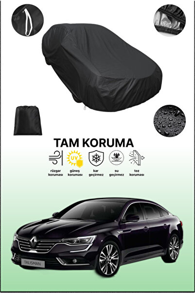dokaca غطاء سيارة متوافق مع رينو تاليسمان 2016 - 2021، غطاء واقي، غطاء سيارة أسود