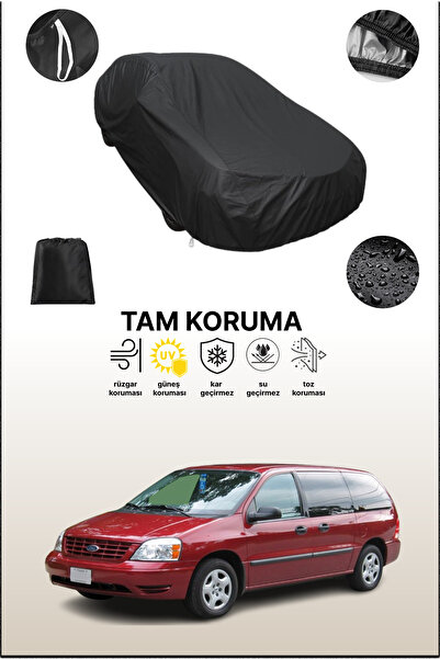 dokaca غطاء سيارة متوافق مع فورد فريستار 2003 - 2007 باللون الأسود، غطاء واقي، غطاء سيارة