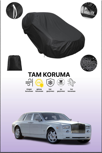 dokaca غطاء سيارة رولز رويس فانتوم 7 أسود متوافق، غطاء واقي، غطاء سيارة