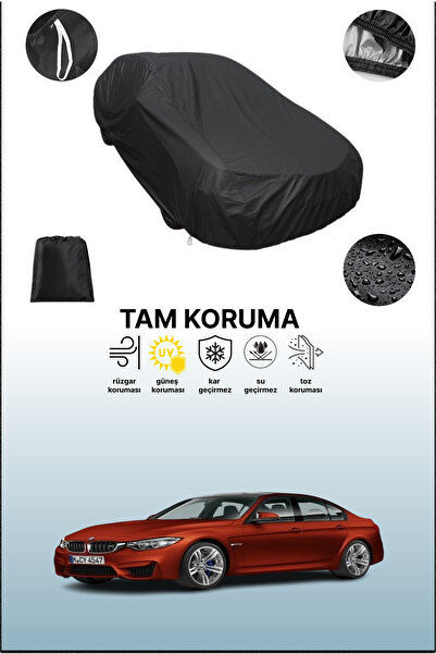 dokaca غطاء سيارة متوافق مع بي إم دبليو إم3 (إف80) 2014 - 2018، غطاء واقي، غطاء سيارة أسود