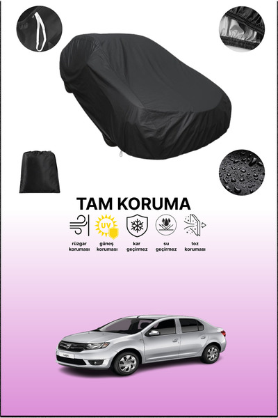 dokaca غطاء سيارة متوافق مع داسيا لوجان 2 2012 - 2016، غطاء واقي، غطاء سيارة ...