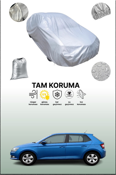 dokaca غطاء سيارة متوافق مع سكودا فابيا 2014 - 2018، غطاء سيارة، غطاء واقي