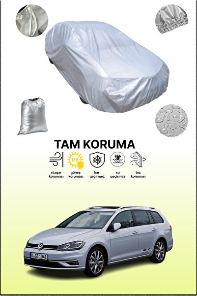 dokaca غطاء سيارة رمادي متوافق مع فولكس فاجن جولف VII R Variant 2017 - 2021، ...