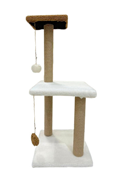 Komano Pontika Plush Textured Soft 3 Layer Mega Size Cat Scratching Board 86 cm Soft Loved Colors