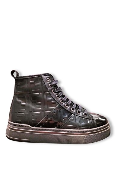 LUCIANO BELLINI Leather Boots Bc26903 - Black - 44