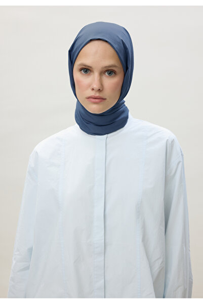 Fresh İnce Pamuk Vual Şal Indigo