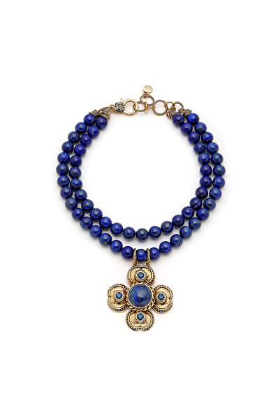 Mon Reve Moonlight Lapis Yonca Charm Abiye Lapis Kolye