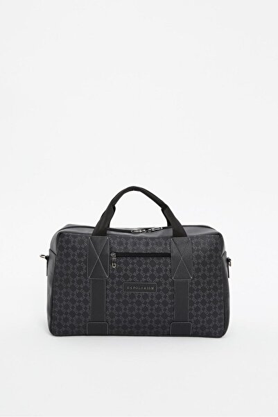 U.S. Polo Assn. Unisex Μαύρη τσάντα ταξιδιού - Plduf23812