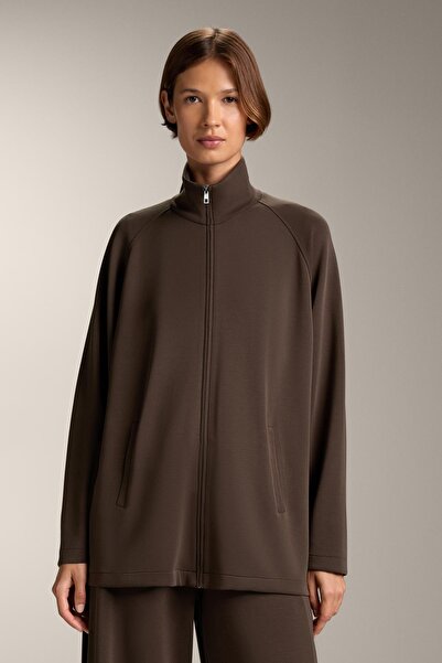 Oysho Back pleat long sweatshirt with soft-touch modal