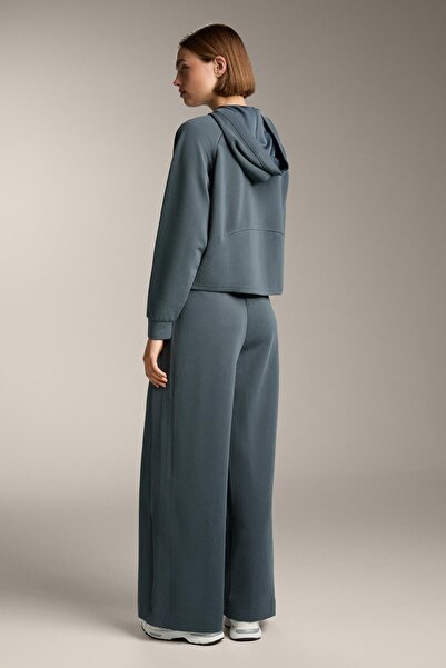 Oysho Kapüşonlu fitilli %29 modal ceket