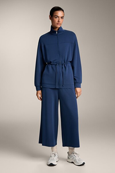 Oysho Yumuşak dokulu modal içeren bol crop pantolon