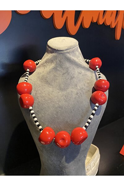 DESİGN إكسسوارات الأخوات قلادة الكرز