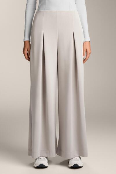 Oysho Yumuşak dokulu modal pileli geniş paça pantolon