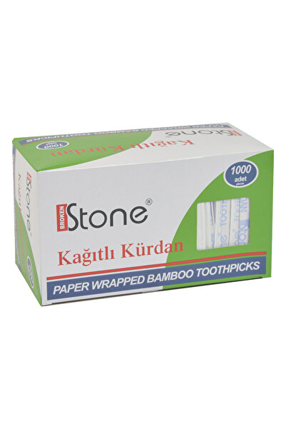Broken Stone Kağıtlı Kürdan 1000'li Kutu