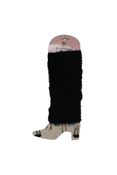 KARDEŞLER ÇORAP Women's Winter Knee Pads Bearded Leggings Socks