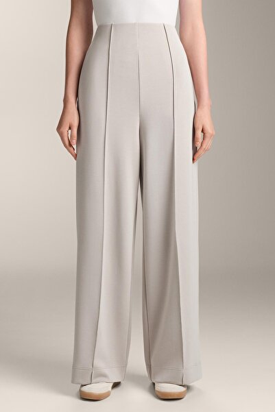 Oysho Straight-leg trousers with modal and crease