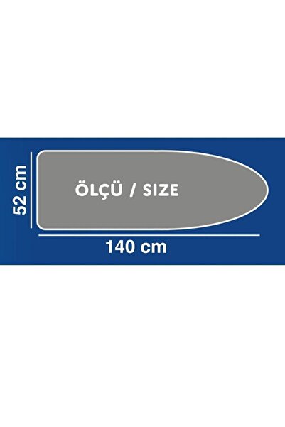 GERCELLA (Gifted) Comfort Gray Ironing Board Cover (1 Ironing Net Gift)