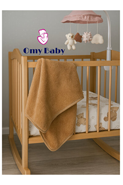 OMY Kuzu Welsoft Double Sided Blanket Unisex 90X90 Baby Swaddle Girls & Boys Winter Blanket
