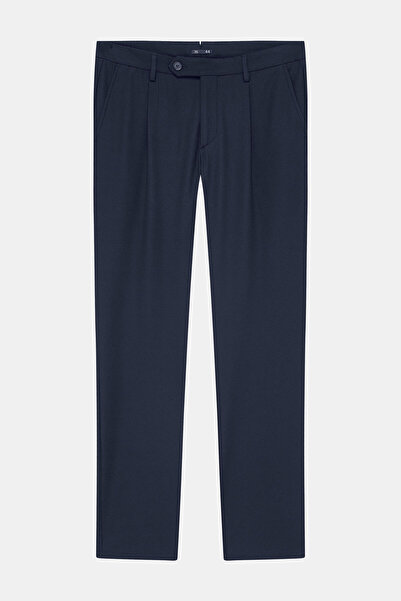 W Collection LACİVERT BORU PAÇA PANTOLON