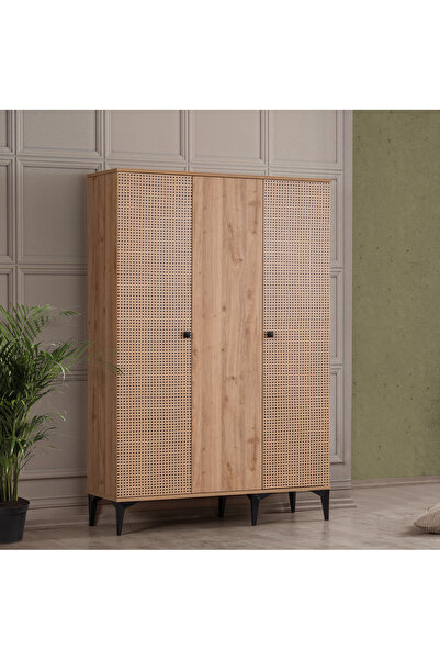 teknikgenç odası RUSTİK 3 KAPAKLI DOLAP