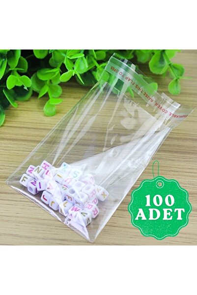 erfaplastik 10x15 cm 100 Adet Şeffaf Opp Yapışkanlı Opp Parlak Jelatin Poşet Bijuteri Aksesuar Paketleme Poşeti