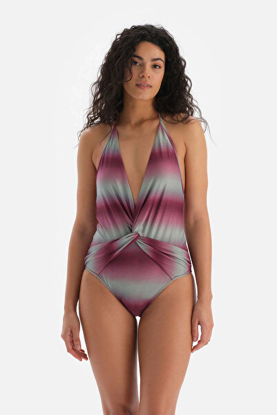 Dagi Bordo Yeşil Derin V Mayo