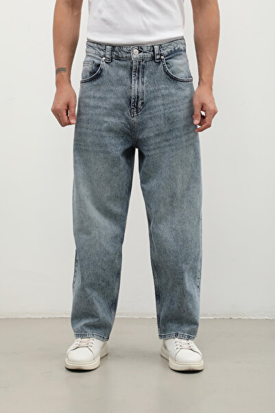 BANNY JEANS Erkek Skater Fit Jean Pantolon Buz Mavisi