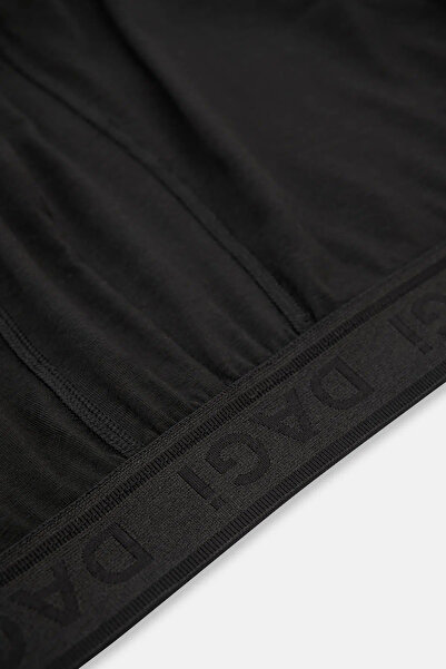 Dagi Siyah Normal Bel Basic Modal Boxer