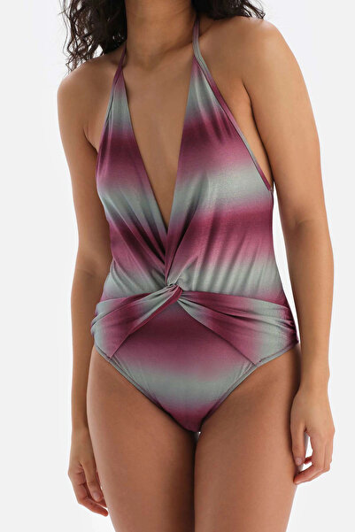 Dagi Bordo Yeşil Derin V Mayo