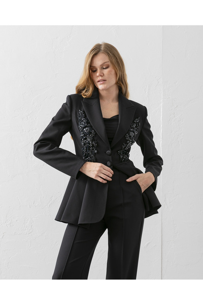 VUNTAL Hand Embroidered Volanli Blazer with Trousers Double Suit