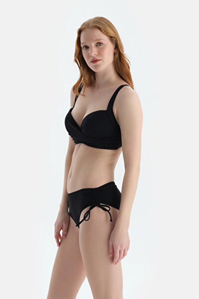 Dagi Black Covered Bikini Top