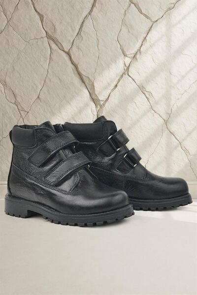 Rakerplus Neson Справжня шкіра Чорний Rugan Cırtlı Дівчачі черевики