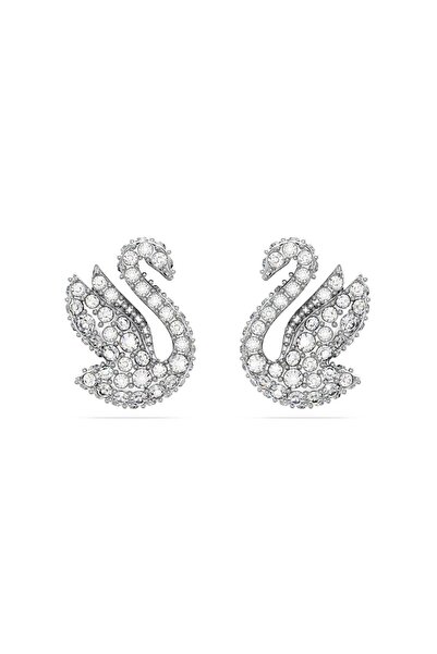 Swarovski 5647873 Küpe iconic Swan:Pe Xxs Cry/Rhs