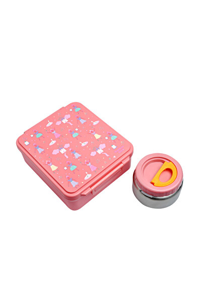 Bamboo Bark صندوق غداء للأطفال بتصميم قلعة راقصة الباليه الصغيرة - حقيبة غداء...