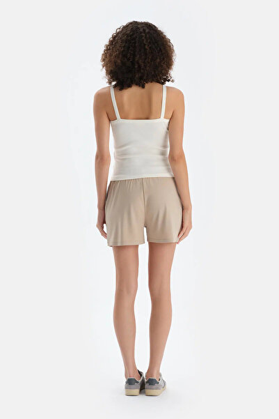 Dagi Ecru Strappy Camisole Tank Top