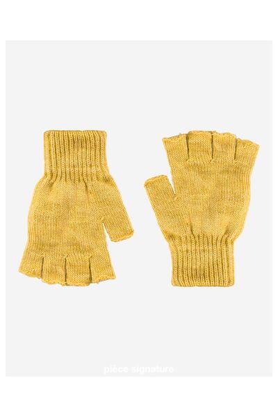 PIECE SIGNATURE Fashion, Winter Autumn Knitted Gloves, Warm Fingerless Gloves (for Outdoor Sports Activities)