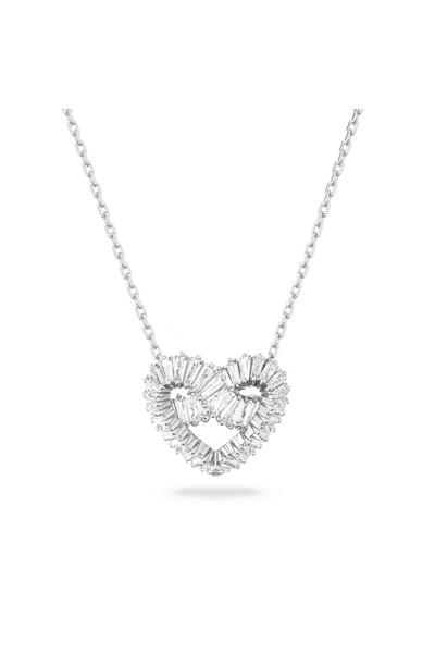 Swarovski 5647924 Kolye Matrix:Pend Hrt Woven Whi/Rhs